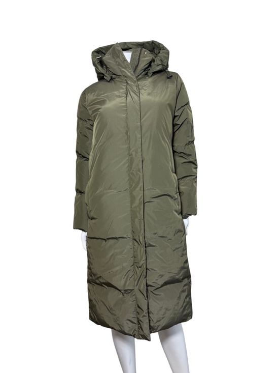 Jenni Kayne Jackets & Blazers - Jenni Kayne Long Puffer Coat Olive Green Hooded Down Parka Size XS